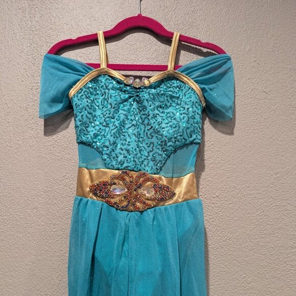 ✨ Genie In A Bottle Dance Costume – Weissman Dance Costume * Small Child ✨ - Picture 4 of 7